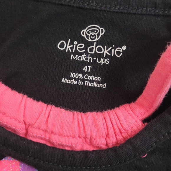 Girls 4T "I'm 2 Cute" black shirt, Summer Casual - Picture 4 of 6